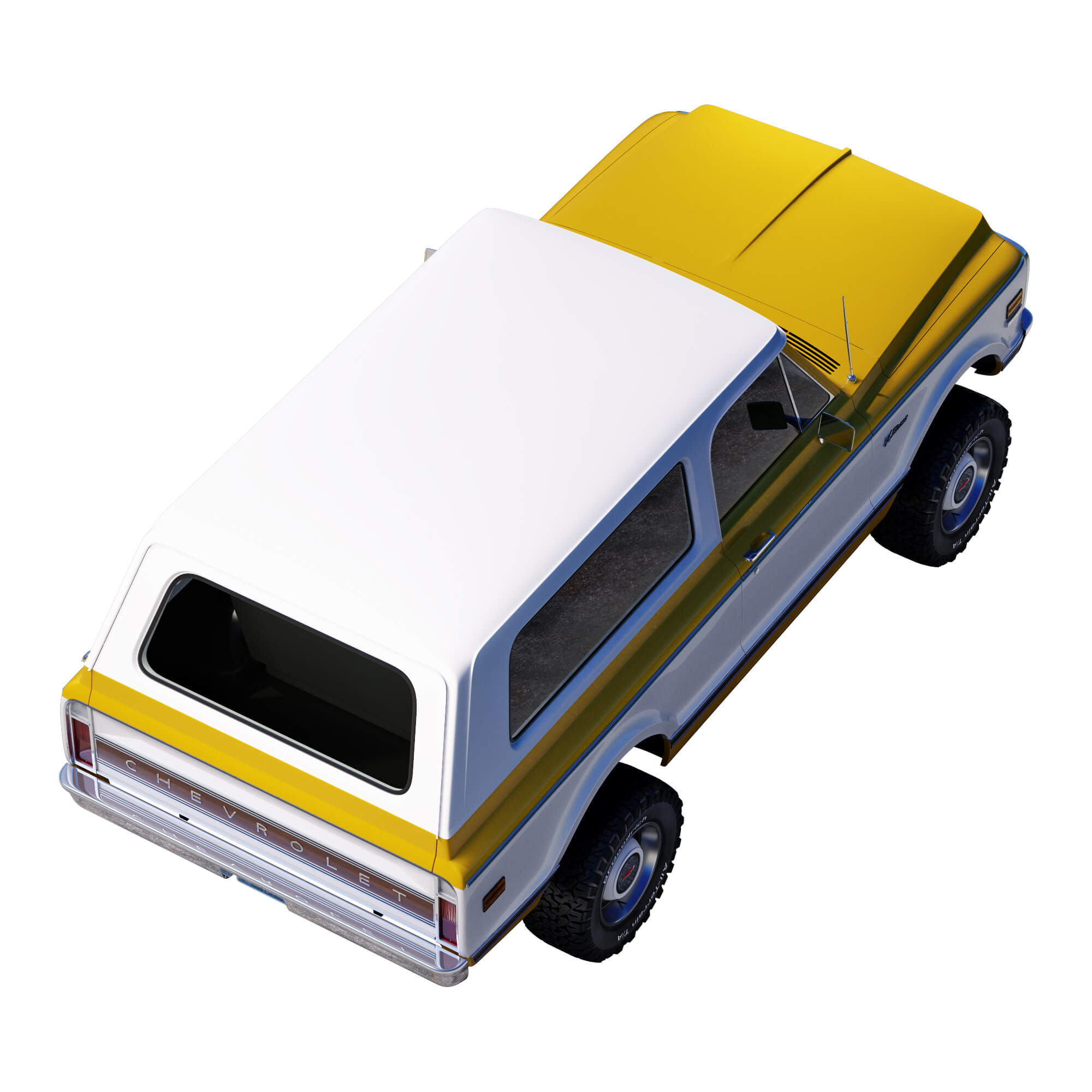 Blazer 4x4 Acme 1/18 1969 Chevrolet K5 rosso/bianco rimovibile top