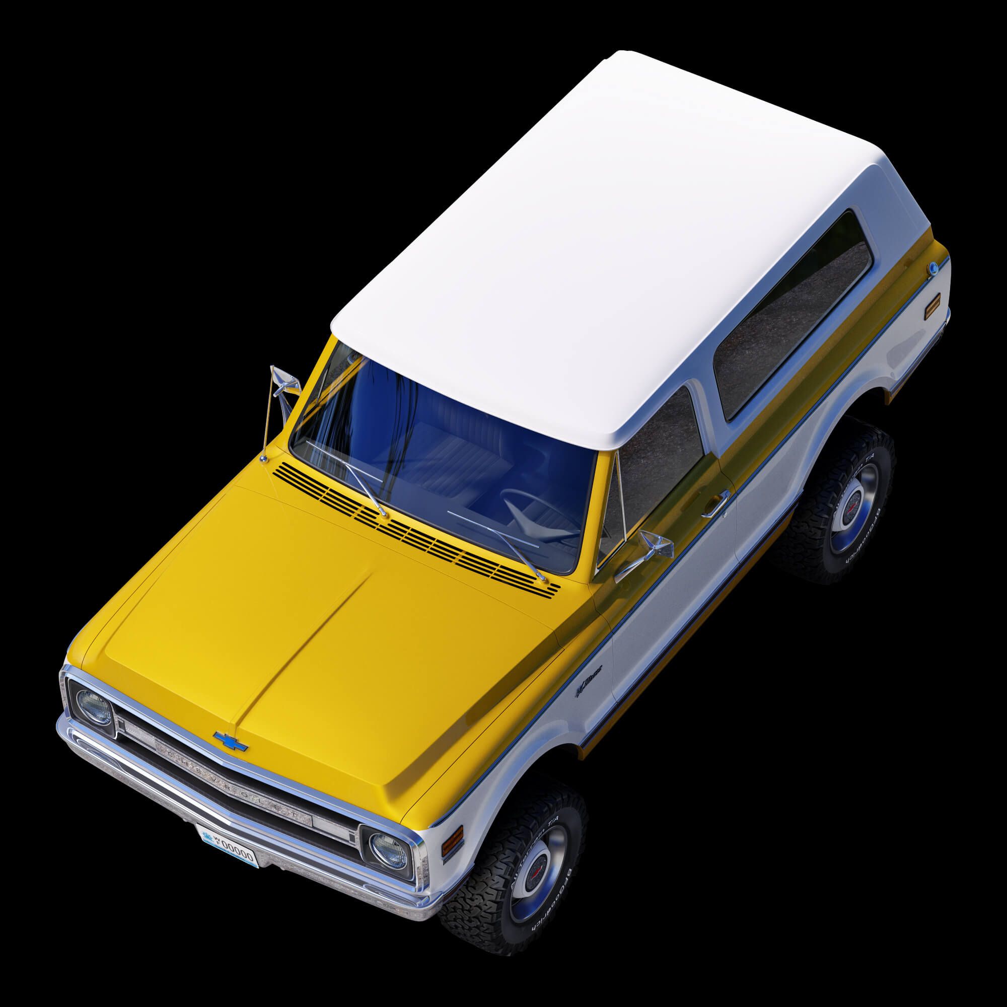 Modellino Chevrolet K5 Blazer 1969 Scala 1:18 - Arancione/Bianco, Diecast, Acme