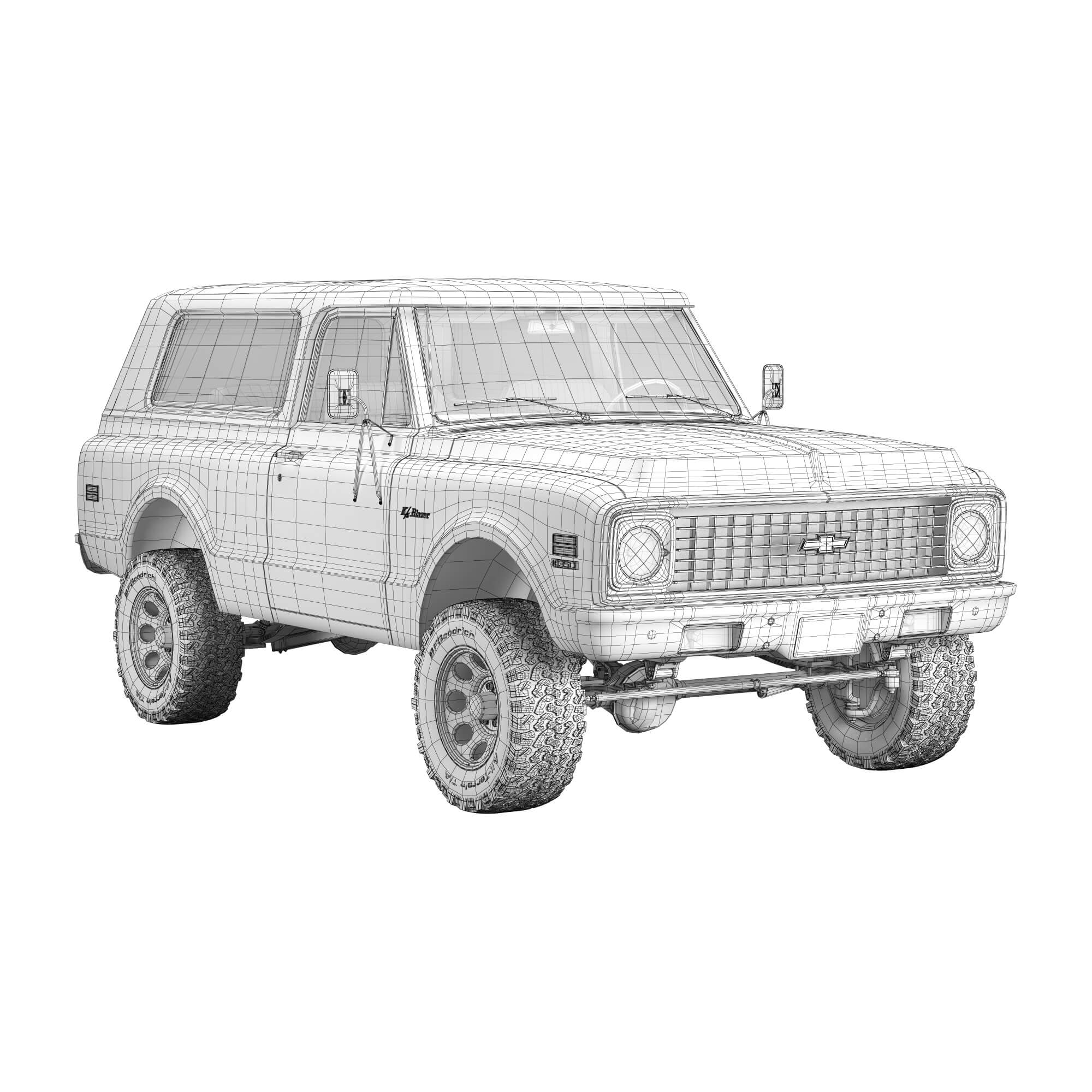 Chevrolet K5 Blazer 1971 - 3D Model by sta_84