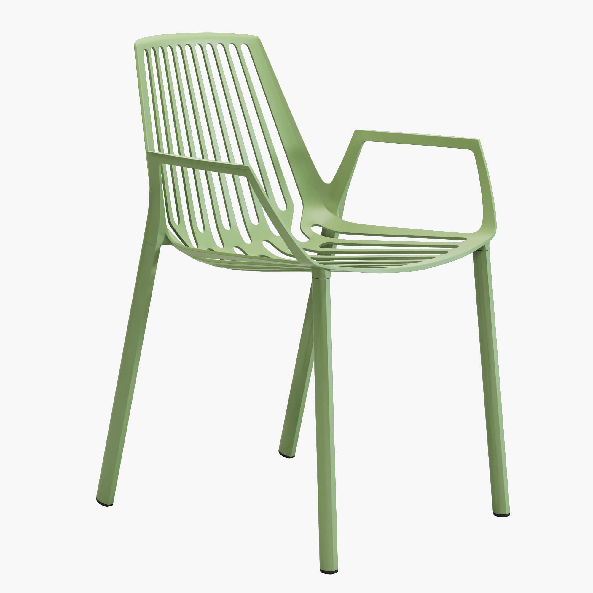 Fast Rion Chair With Armrests - 3D Model by sta_84