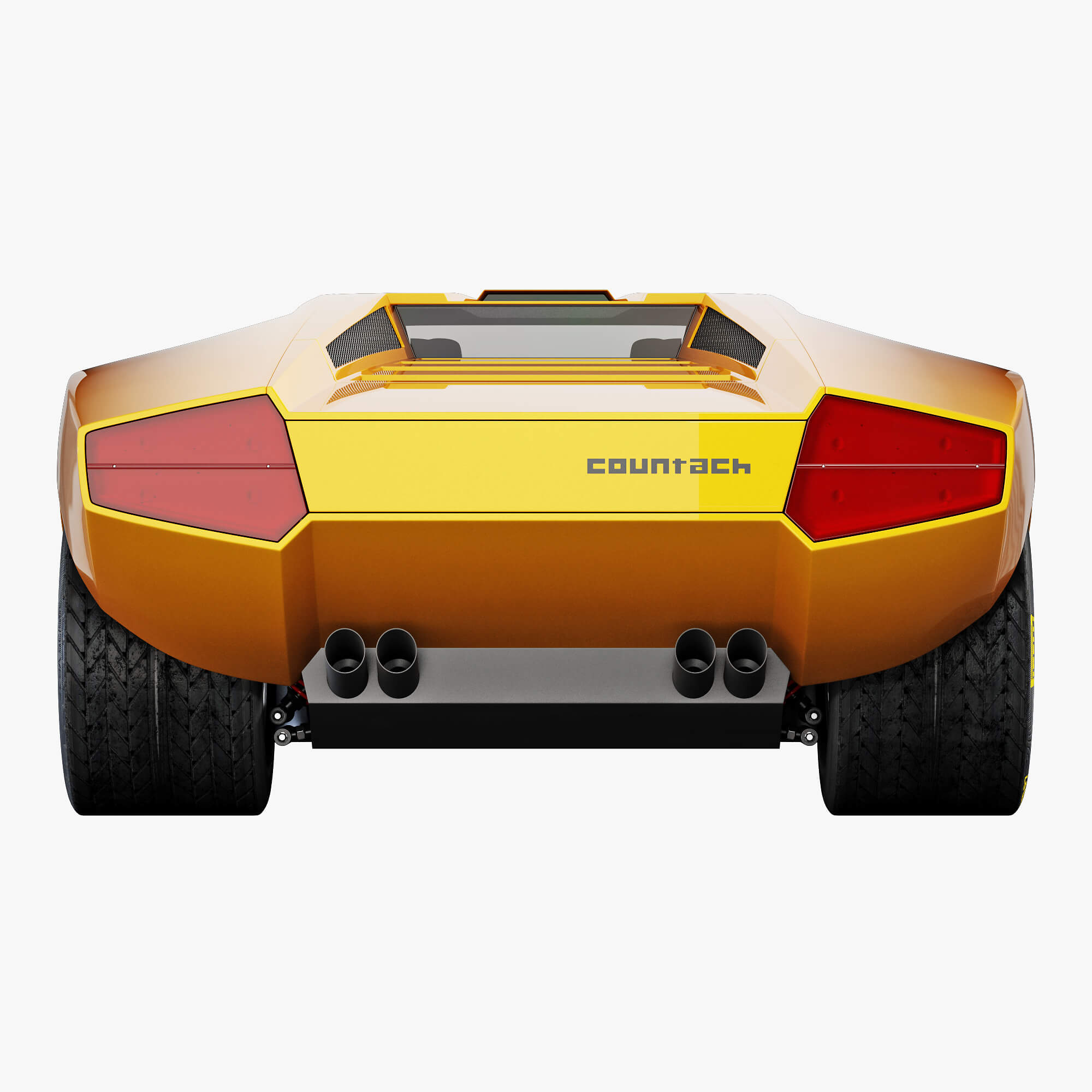 Lamborghini Countach LP500 - 3D Model by sta_84