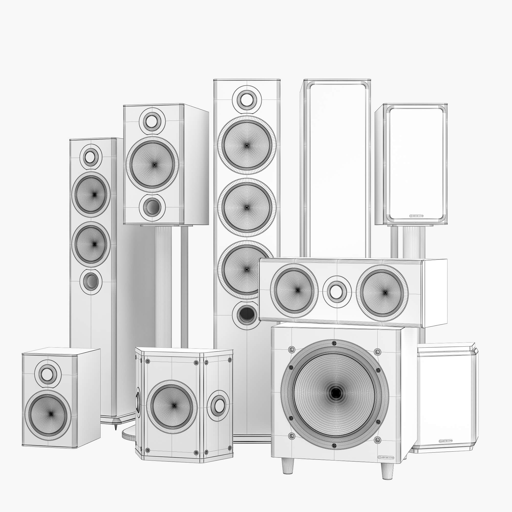 Monitor Audio Bronze - 3D Model by sta_84