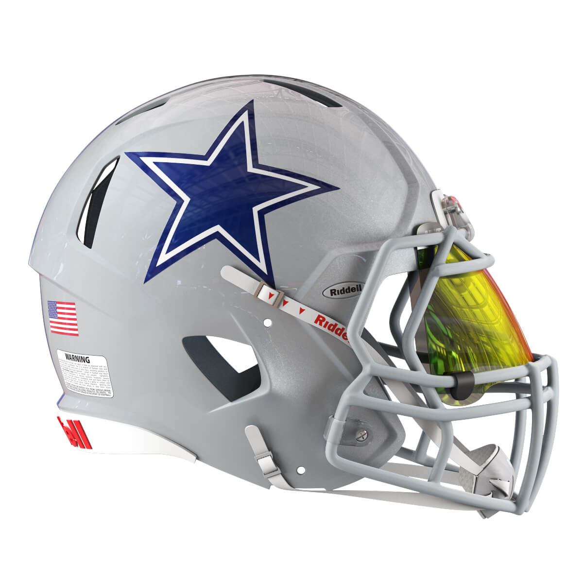Dallas Cowboys Helmet Riddell Replica Mini Speed Style 1976 T/B