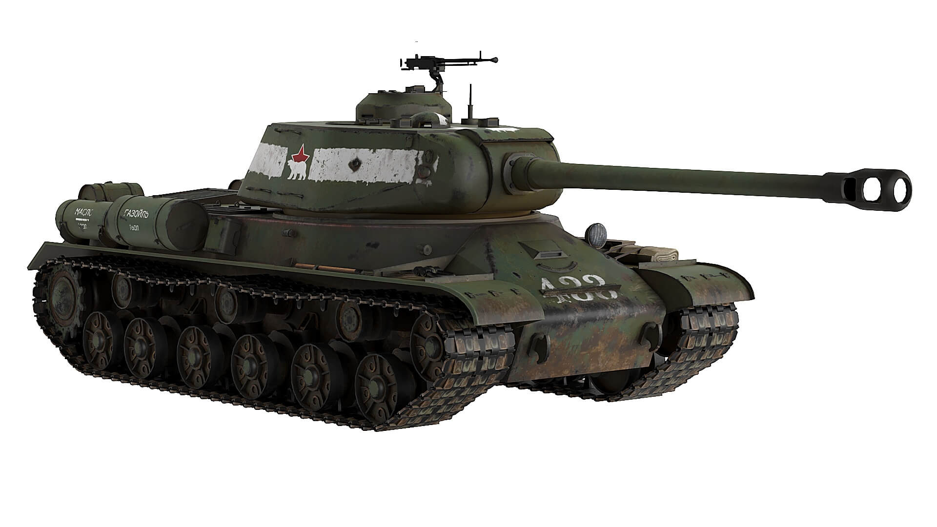 IS-2 Tank 3D Model by Stalker2025