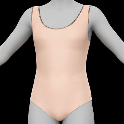 Ballet Body 3D Model for G9