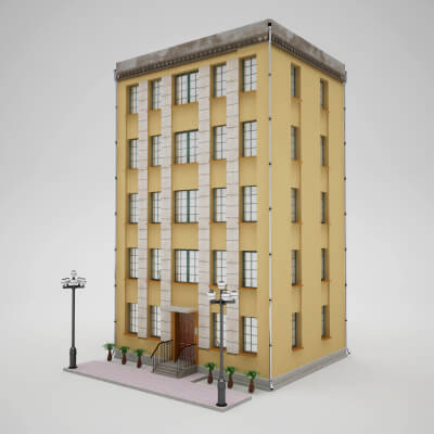 Building 1 3d model