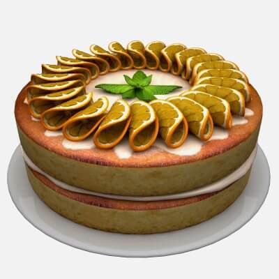 Cake with Oranges