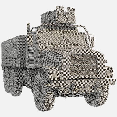 Cargo Truck Oshkosh MTVR MK23 UVW Only