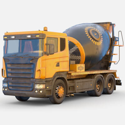 Concrete Mixer Truck PBR