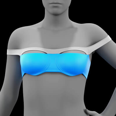 Cut Out Bralette with Dropped Shoulders for G9