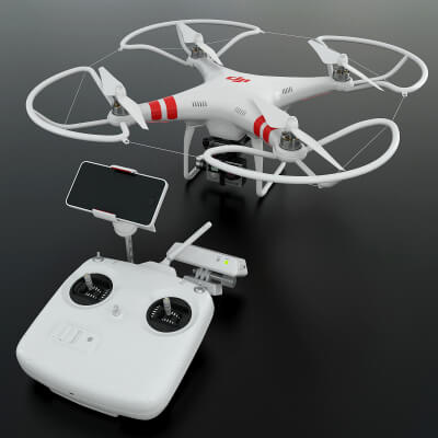 DJI Phantom 2 Quadcopter with GoPro 4 Camera