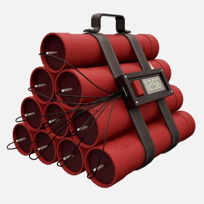 Dynamite Bombs Explosive TNT