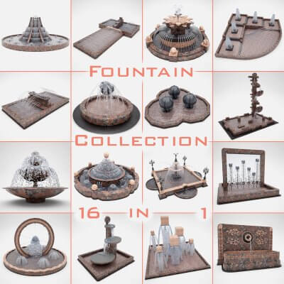 Fountain Collection 16 in 1