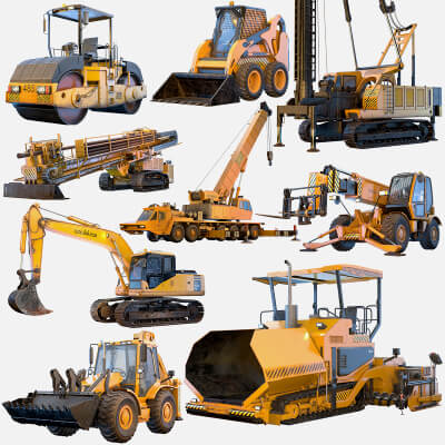 Heavy Construction Machinery Equipment Industrial 9 in 1 PBR
