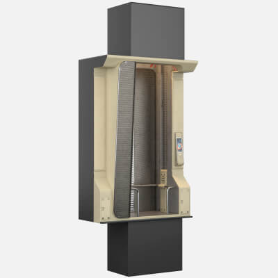 Interior Sci-Fi Passenger Elevator PBR