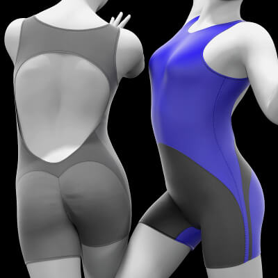 Jumpsuit with a Cutout Back for G9