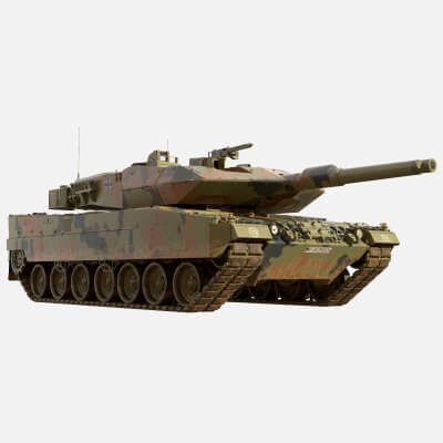 Leopard 2A5 Tank - 3D Model by Stb3D