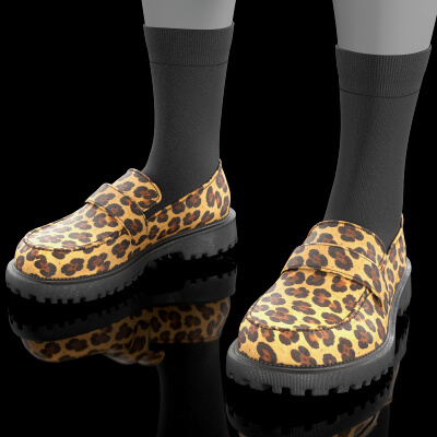 Loafers Leopard for G9
