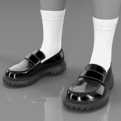 Patent Leather Loafers for G9