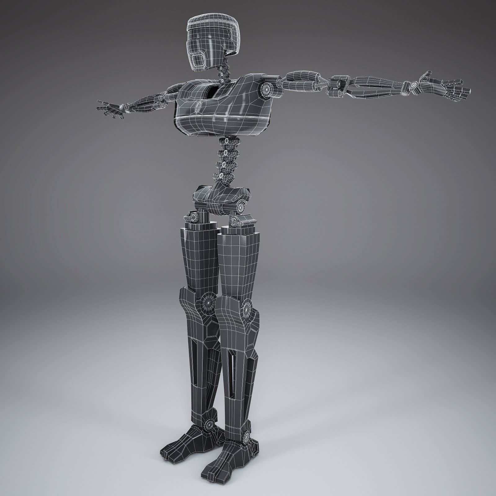 Robot Android - Free 3D Model by Stb3D