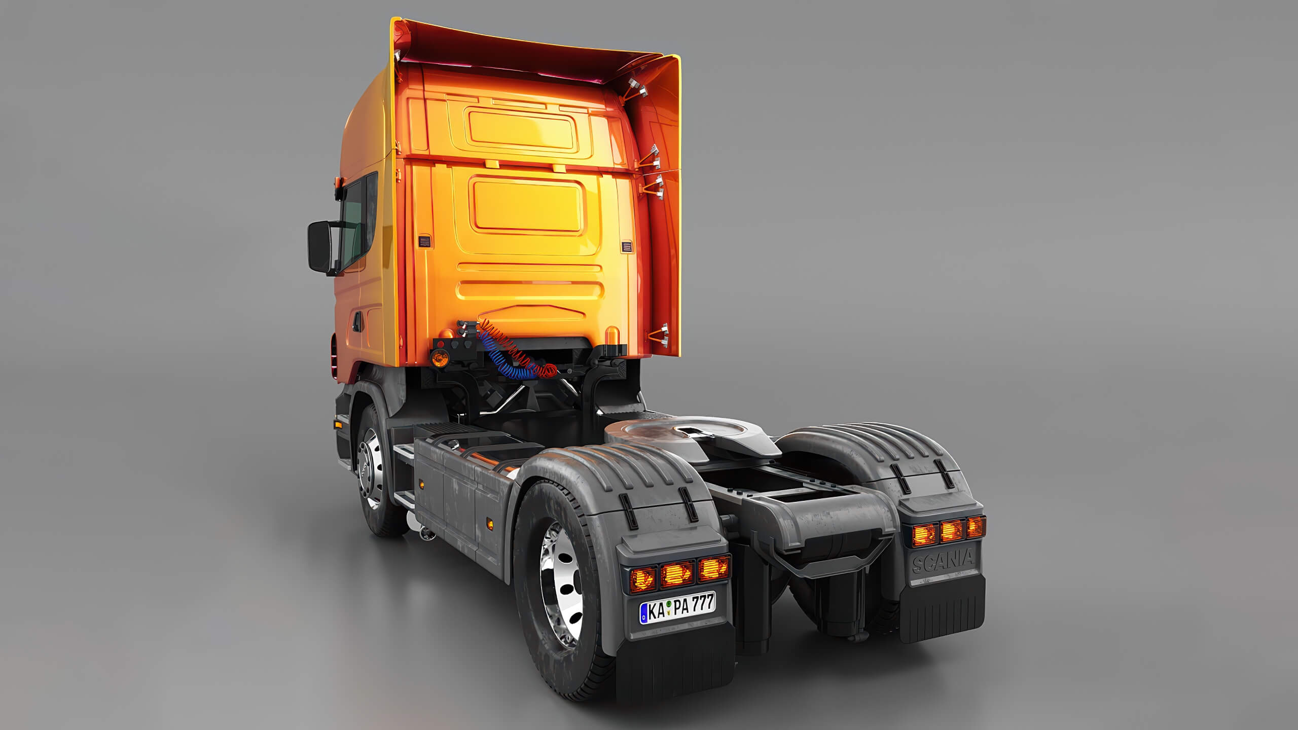 Scania R580 - 3D Model by Stb3D