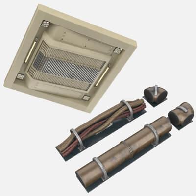 Sci-Fi Large Ceiling Air Conditioner Wires and Pipes Props