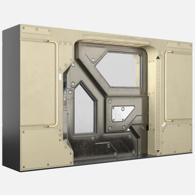 Interior Sci-Fi Gate Door PBR