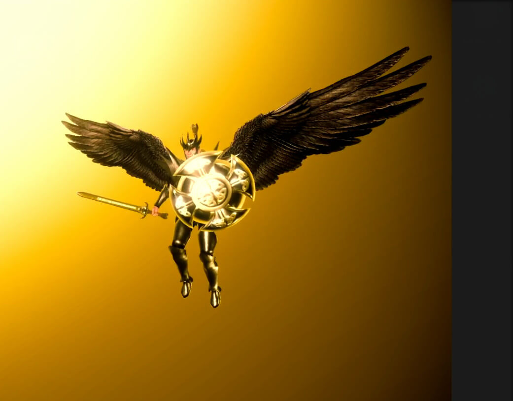 Angel Knight for Unity - 3D Model by stonelion7