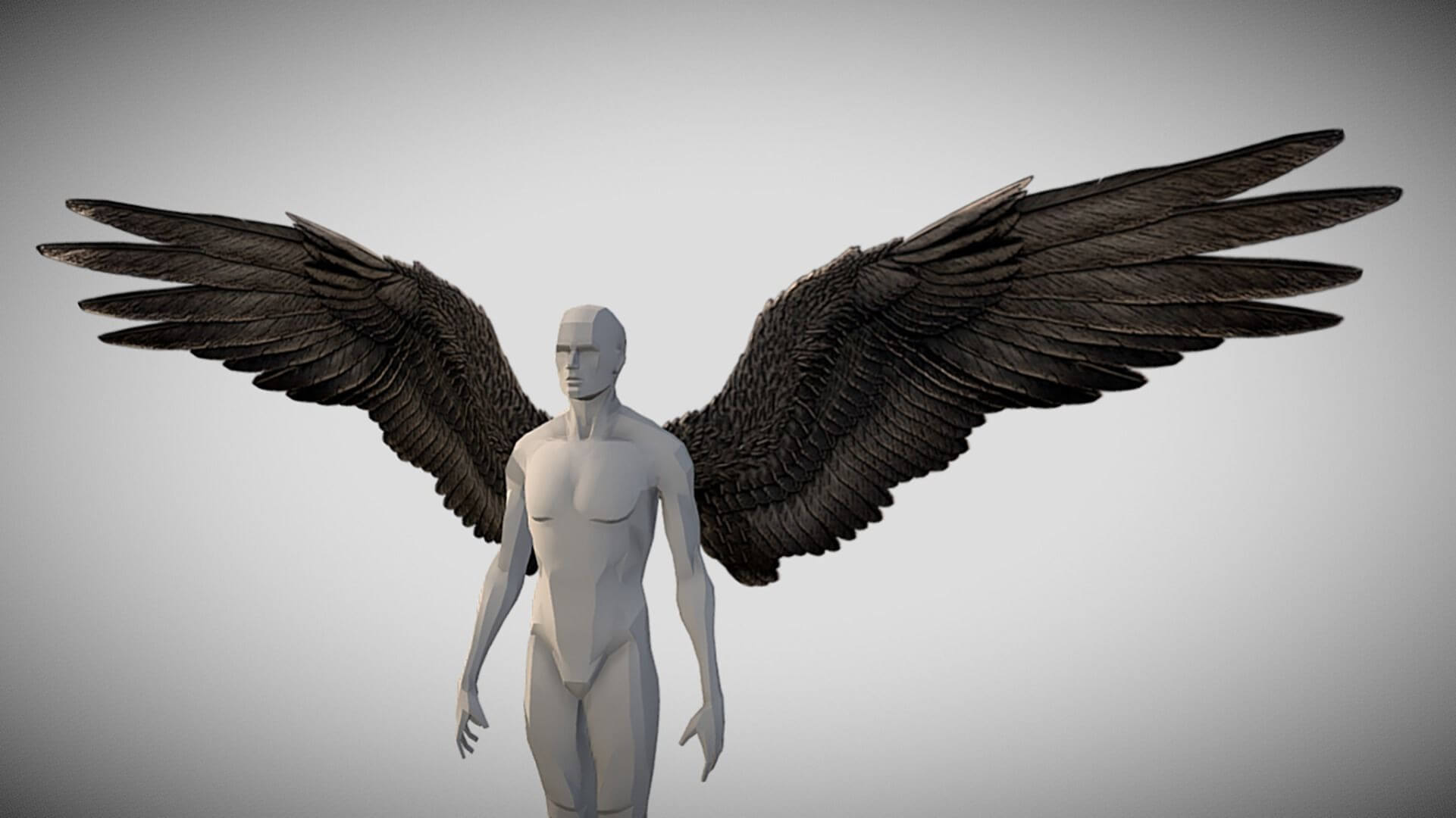 Dark Angel Wings 3D Model by stonelion7