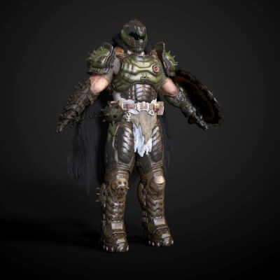Doom Slayer Props by Stormlux18