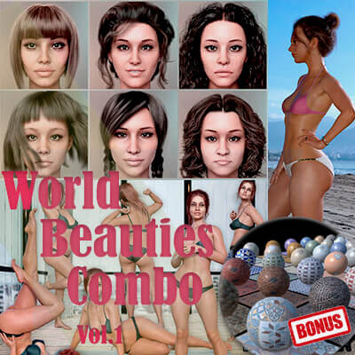 World Beauties Combo Vol.1 Plus 50 Elite Textures