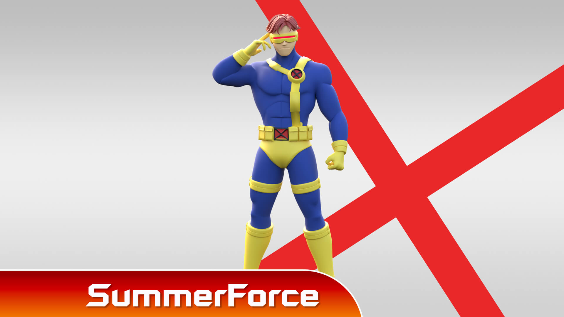 Cyclops - Xmen 97 3D Model by Summerforce