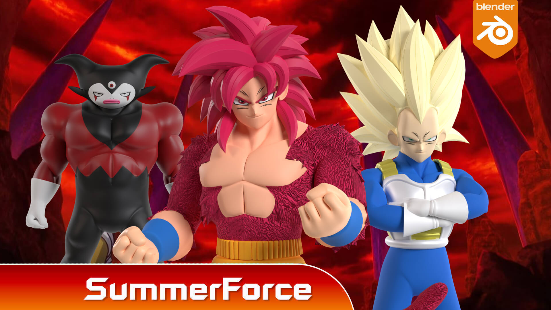 Goku Super Saiyan 4 - Dragonball Daima 3D Model by Summerforce