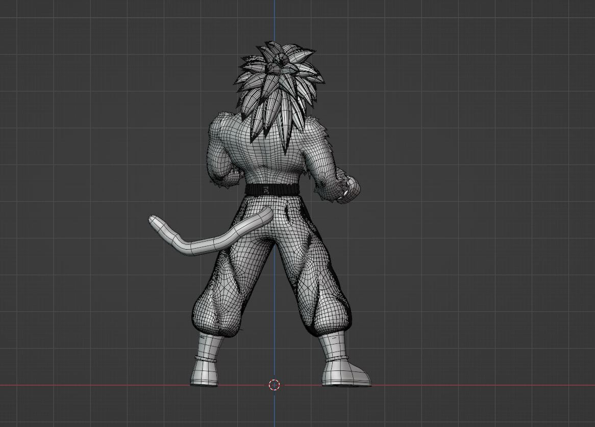 Goku Super Saiyan 4 - Dragonball Daima 3D Model by Summerforce