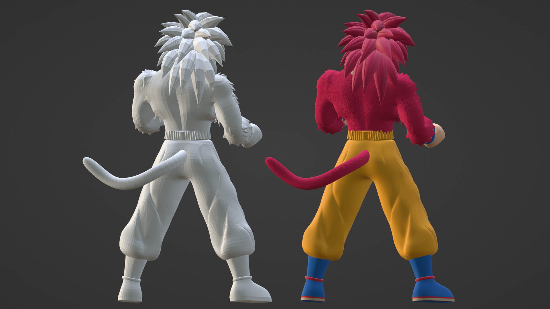 Goku Super Saiyan 4 - Dragonball Daima 3D Model by Summerforce