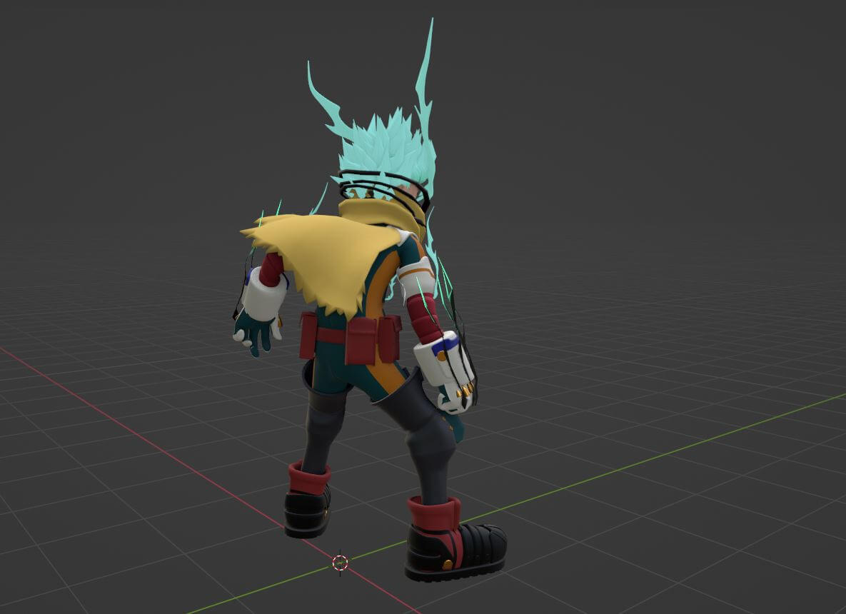 Izuku Midoriya - Deku - My Hero Academia 3D Model by Summerforce
