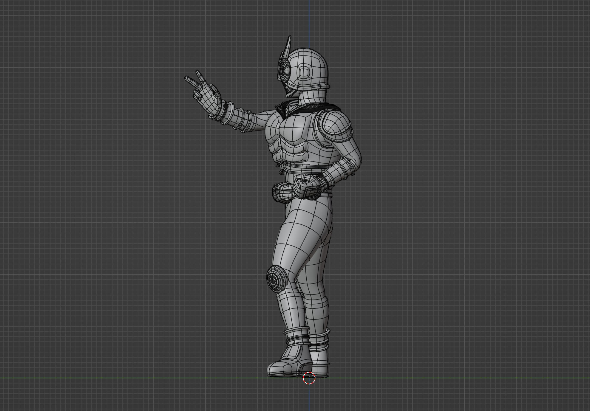 Kamen Rider Kuuga - Kamen Rider 3D Model by Summerforce