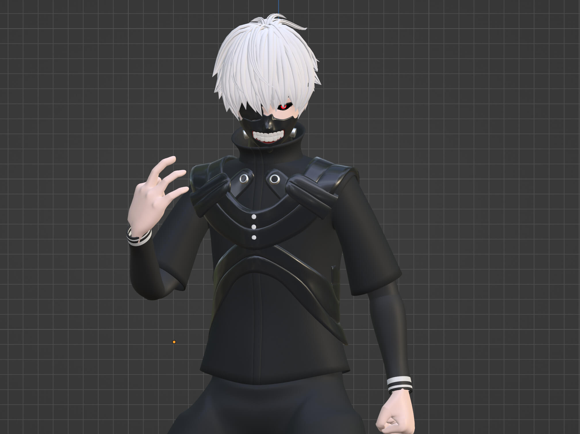Ken Kaneki - Tokyo Ghoul 3D Model by Summerforce