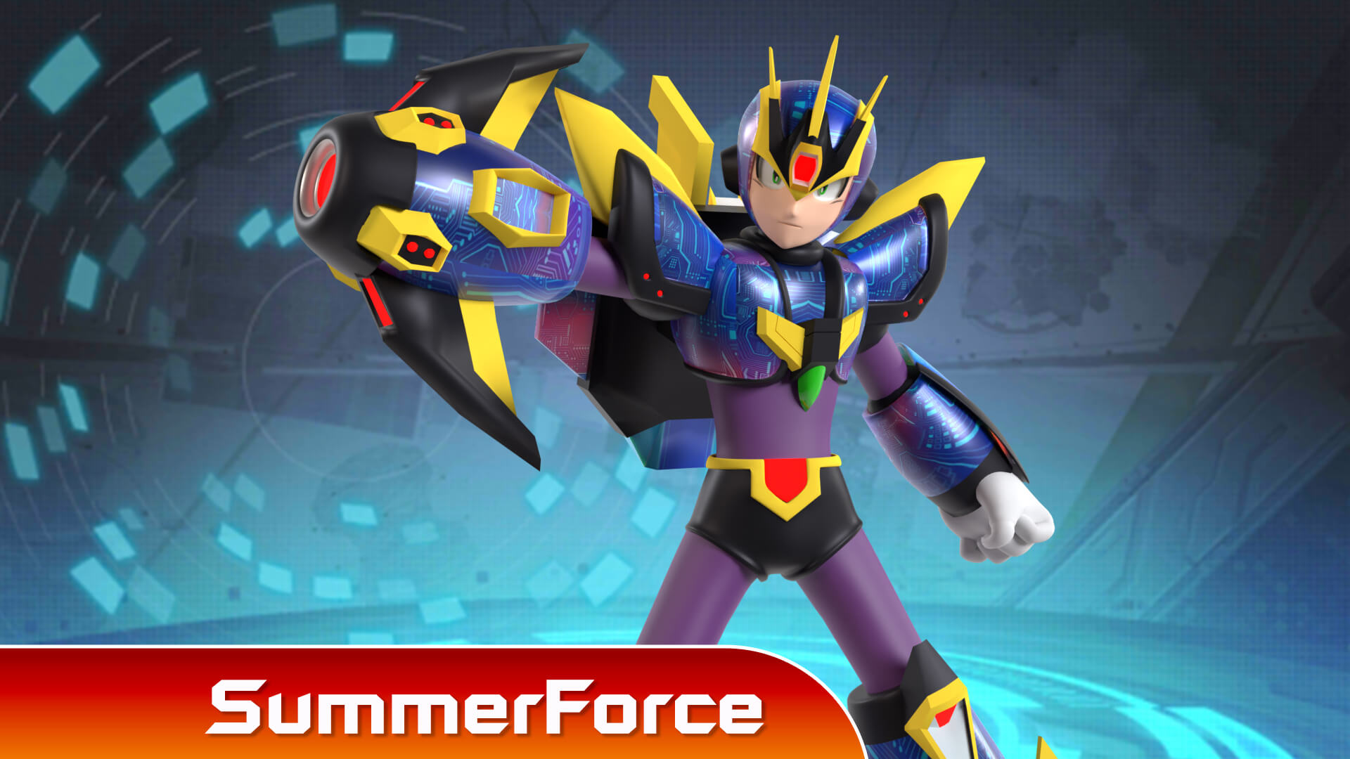 Megaman Ultimate Armor Mega Man X4 3D Model by Summerforce