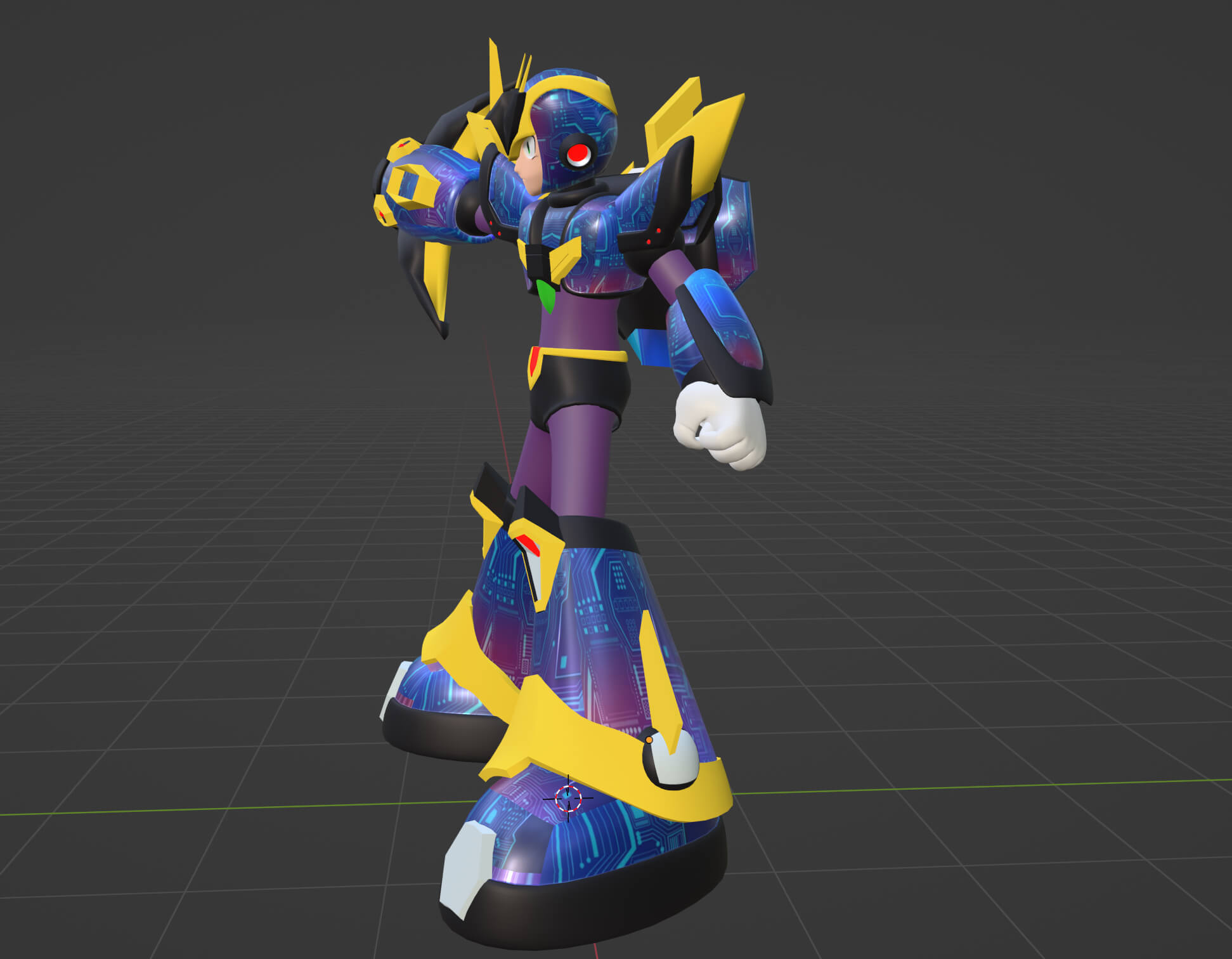 Megaman Ultimate Armor Mega Man X4 3D Model by Summerforce