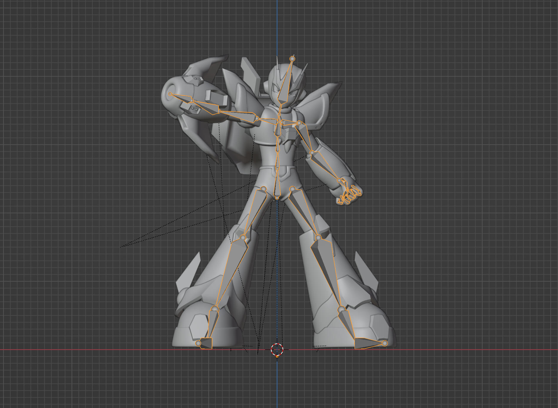 Megaman Ultimate Armor Mega Man X4 3D Model by Summerforce