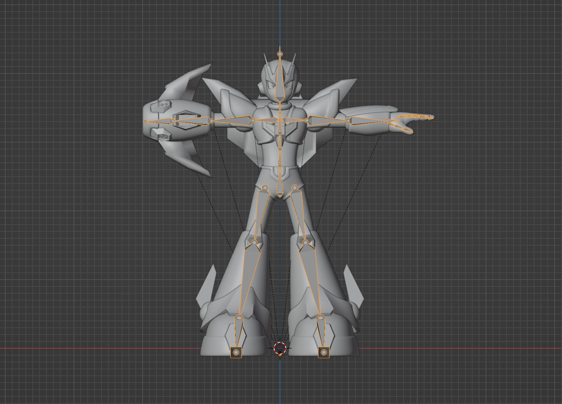 Megaman Ultimate Armor Mega Man X4 3D Model by Summerforce