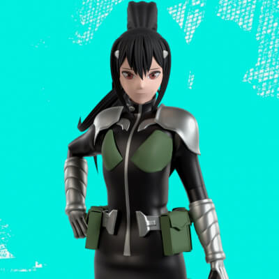 Minaページ Mina Ashiro - Kaiju NO8 3D Model by Summerforce