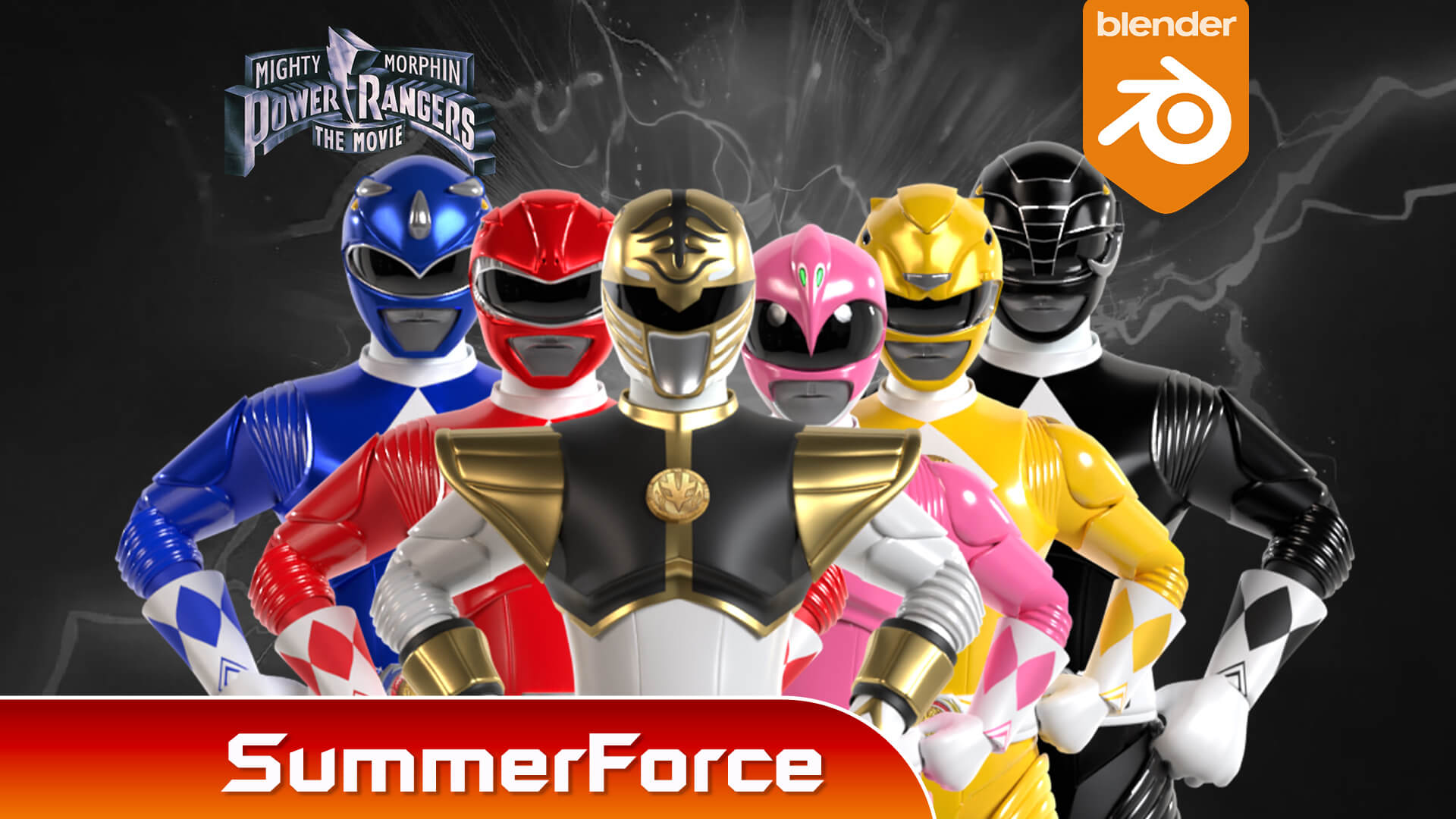Pink Ranger - Mighty Morphin Power Rangers The Movie 3D Model by ...
