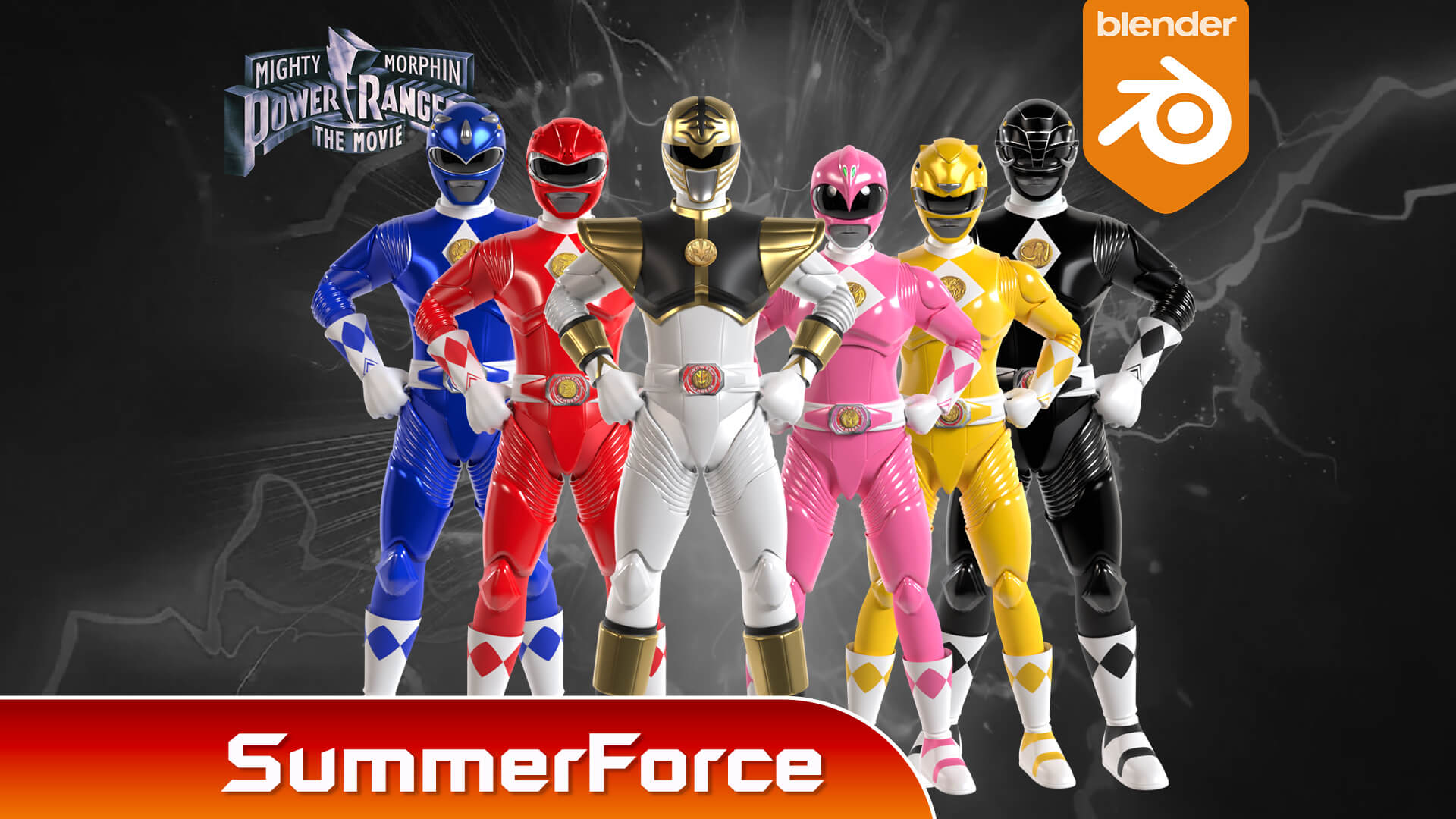 Pink Ranger - Mighty Morphin Power Rangers The Movie 3D Model by ...