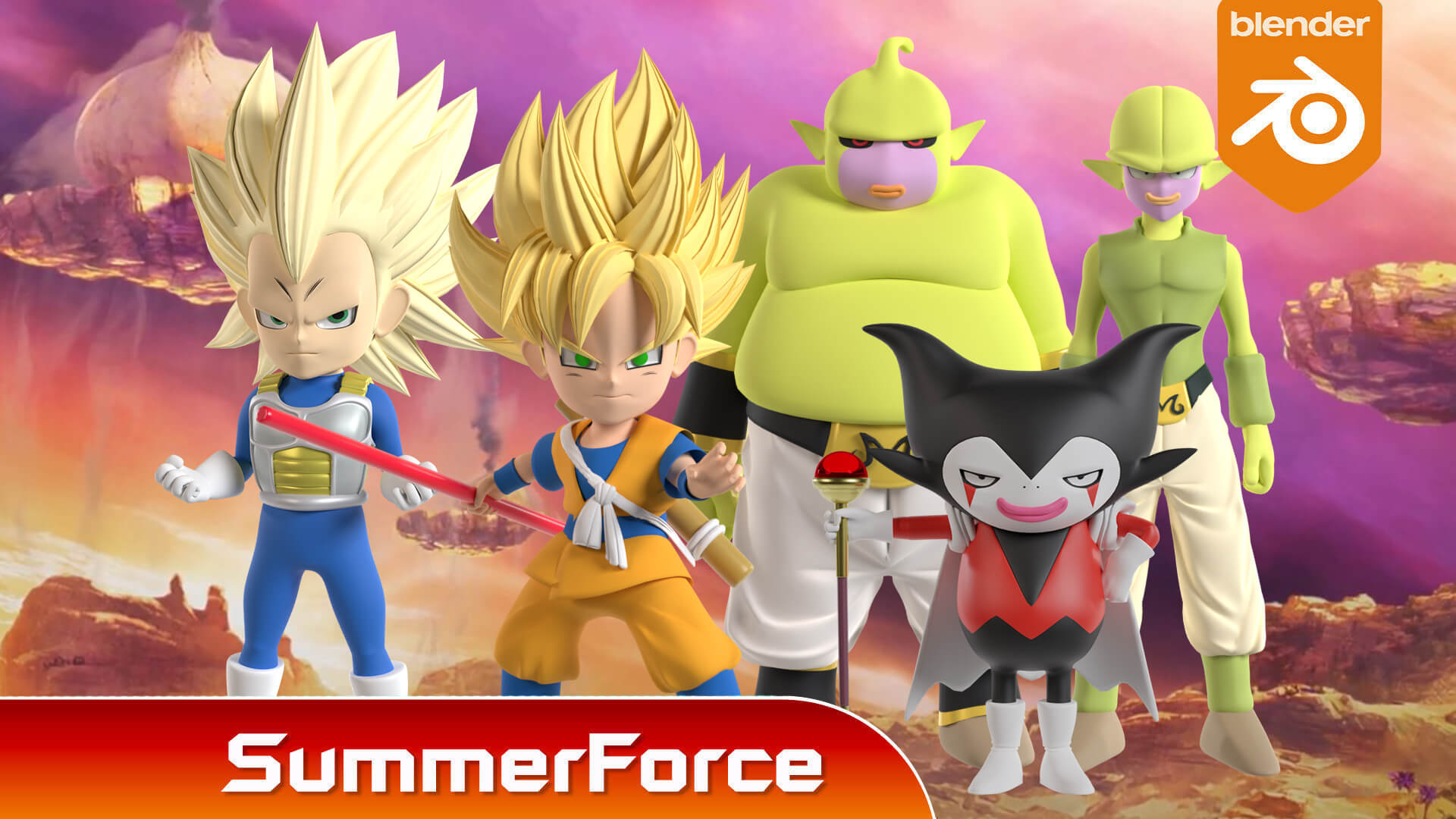 Tamagami Number Three - Dragonball Daima 3D Model by Summerforce
