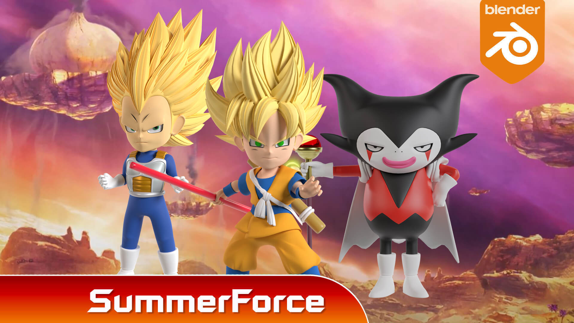 Vegeta Super Saiyan 3 - Dragonball Daima 3D Model by Summerforce