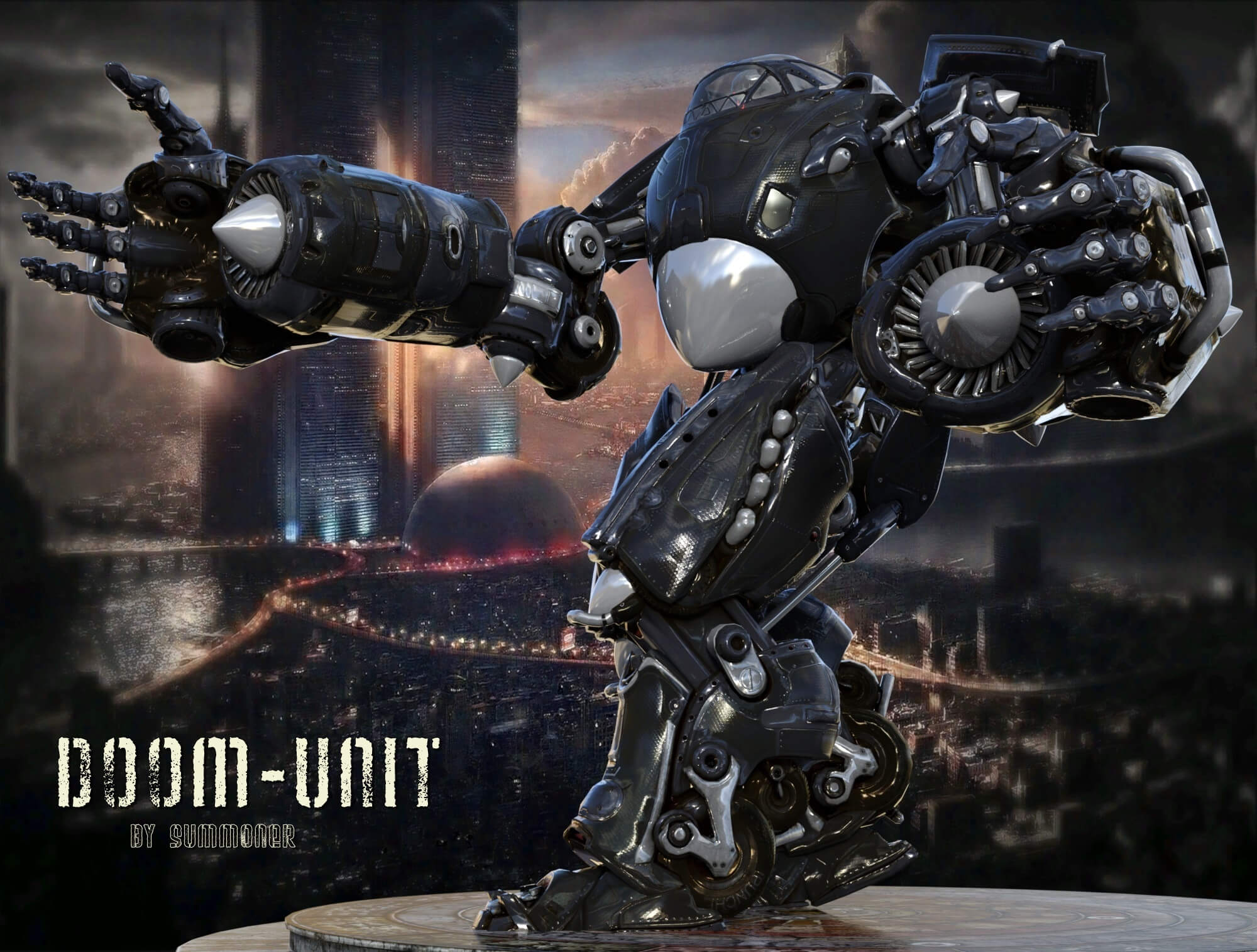 Summoner's Doom-Unit Daz Content by Summoner