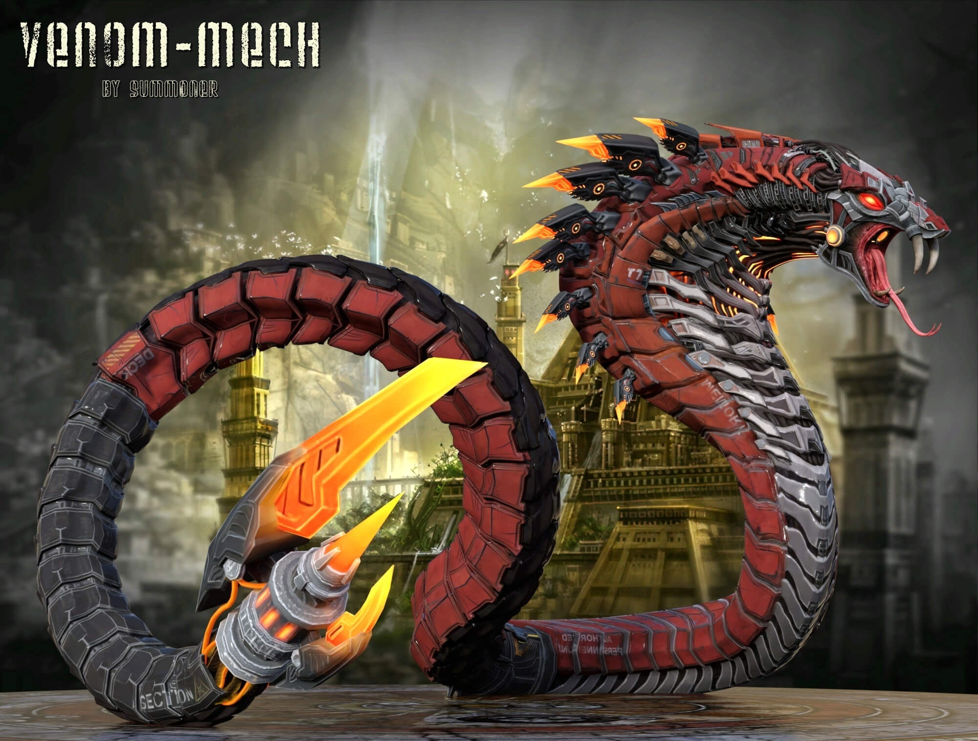 Summoner's Venom-Mech Daz Content by Summoner