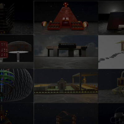 12 Different Types of Unique Buildings Collection